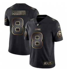 Nike Titans 8 Marcus Mariota Black Gold Vapor Untouchable Limited Jersey