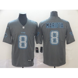 Nike Titans 8 Marcus Mariota Gray Camo Vapor Untouchable Limited Jersey