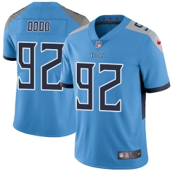 Nike Titans #92 Kevin Dodd Light Blue Team Color Mens Stitched NFL Vapor Untouchable Limited Jersey