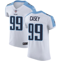 Nike Titans #99 Jurrell Casey White Mens Stitched NFL Vapor Untouchable Elite Jersey