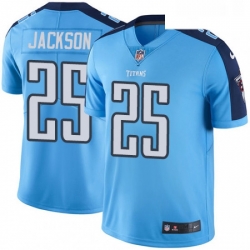 Youth Nike Tennessee Titans 25 Adoree Jackson Limited Light Blue Rush Vapor Untouchable NFL Jersey