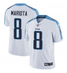 Youth Nike Tennessee Titans 8 Marcus Mariota Elite White NFL Jersey