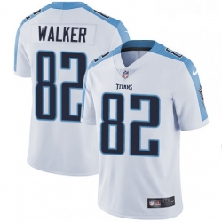 Youth Nike Tennessee Titans 82 Delanie Walker White Vapor Untouchable Limited Player NFL Jersey