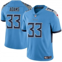 Youth Tennessee Titans 33 Jamel Adams Blue Vapor Limited Stitched Football Jersey