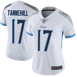 Women Titans 17 Ryan Tannehill White Stitched Football Vapor Untouchable Limited Jersey