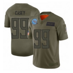 Womens Tennessee Titans 99 Jurrell Casey Limited Camo 2019 Salute to Service Football Jersey