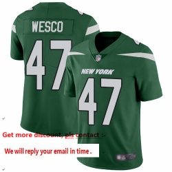 Jets 47 Trevon Wesco Green Team Color Men Stitched Football Vapor Untouchable Limited Jersey