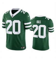 Men New York Jets 20 Breece Hall Green 2024 F U S E  Vapor Limited Stitched Jersey