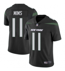 Nike Jets 11 Denzel Mim Black Alternate Men Stitched NFL Vapor Untouchable Limited Jersey