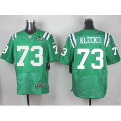 Nike Jets #73 Joe Klecko Green Mens Stitched NFL Elite Rush Jersey