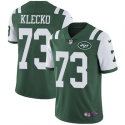 Nike Jets #73 Joe Klecko Green Team Color Mens Stitched NFL Vapor Untouchable Limited Jersey