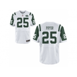 Nike New York Jets 25 Calvin Pryor White Elite NFL Jersey