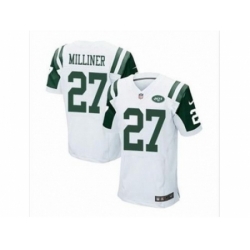 Nike New York Jets 27 Dee Milliner white Elite NFL Jersey