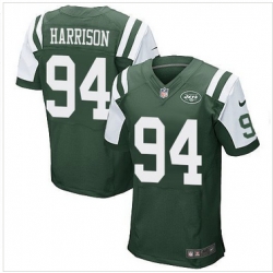 Nike New York Jets #94 Damon Harrison Green Team Color Mens Stitched NFL Elite Jersey