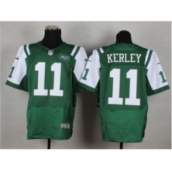 Nike new york jets 11 Jeremy Kerley Green Elite NFL Jersey