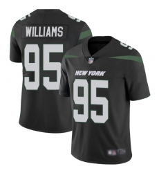 Jets 95 Quinnen Williams Black Alternate Youth Stitched Football Vapor Untouchable Limited Jersey