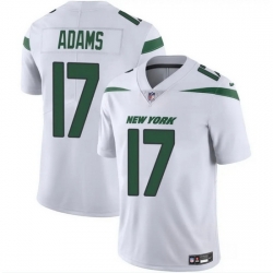 Youth New York Jets 17 Davante Adams White 2024 Vapor Untouchable Limited Stitched Jersey