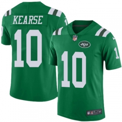 Youth Nike Jets #10 Jermaine Kearse Green Stitched NFL Limited Rush Jersey