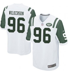 Youth Nike New York Jets #96 Muhammad Wilkerson Game White NFL Jersey