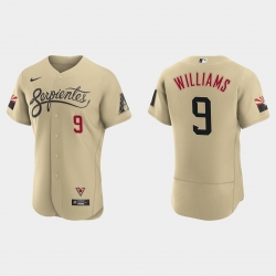 Arizona Diamondbacks 9 Matt Williams Men Nike 2021 City Connect Authentic MLB Jersey Gold