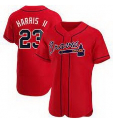 Men's Atlanta Braves Michael Harris II Authentic Red Alternate Jersey