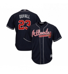 Youth Atlanta Braves 23 Adam Duvall Replica Blue Alternate Road Cool Base Baseball Jersey 