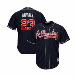 Youth Atlanta Braves 23 Adam Duvall Replica Blue Alternate Road Cool Base Baseball Jersey 