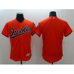 Men Orange Orioles blank jersey