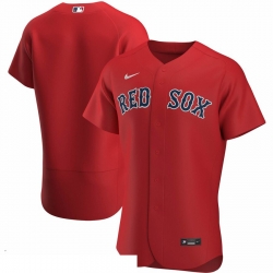 Men Boston Red Sox Men Nike Red Alternate 2020 Flex Base Official Team MLB Jersey