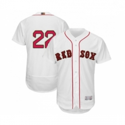 Mens Boston Red Sox 22 Rick Porcello White 2019 Gold Program Flex Base Authentic Collection Baseball Jersey