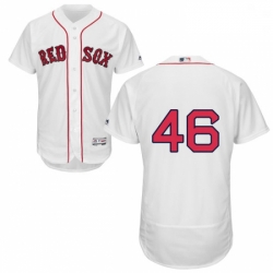 Mens Majestic Boston Red Sox 46 Craig Kimbrel White Home Flex Base Authentic Collection MLB Jersey