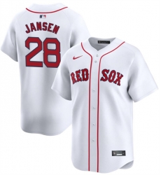 Youth Boston Red Sox 28 Danny Jansen White 2024 Home Limited Stitched Baseball Jersey