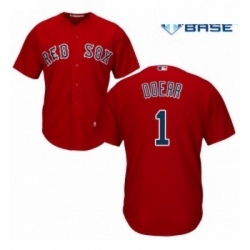 Youth Majestic Boston Red Sox 1 Bobby Doerr Replica Red Alternate Home Cool Base MLB Jersey