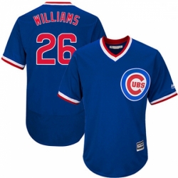 Mens Majestic Chicago Cubs 26 Billy Williams Royal Blue Flexbase Authentic Collection Cooperstown MLB Jersey