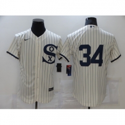 Men Chicago White Sox 34 Michael Kopech Cream Elite 2021 Field of Dreams Jersey