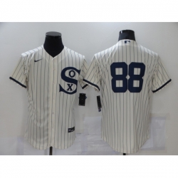 Men Chicago White Sox 88 Luis Robert Cream Elite 2021 Field of Dreams Jersey