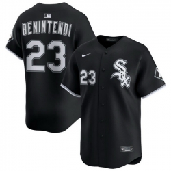 Men Chicago White Sox Nike Black Alternate Limited Jersey Benintendi Andrew 23