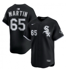 Men Chicago White Sox Nike Black Alternate Limited Jersey Martin Davis 65
