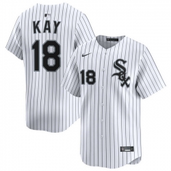 Men Chicago White Sox Nike Home Limited Jersey White Kay Anthony 18