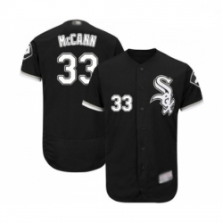 Mens Chicago White Sox 33 James McCann Black Alternate Flex Base Authentic Collection Baseball Jersey