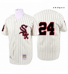 Mens Mitchell and Ness 1959 Chicago White Sox 24 Early Wynn Authentic Cream Throwback MLB Jersey