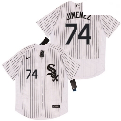 White Sox 74 Eloy Jimenez White 2020 Nike Flexbase Jersey