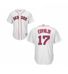 Youth Boston Red Sox 17 Nathan Eovaldi Replica White Home Cool Base Baseball Jersey 