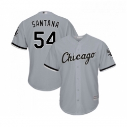 Youth Chicago White Sox 54 Ervin Santana Replica Grey Road Cool Base Baseball Jersey 