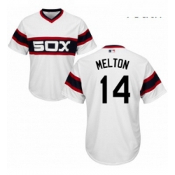 Youth Majestic Chicago White Sox 14 Bill Melton Replica White 2013 Alternate Home Cool Base MLB Jersey