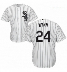 Youth Majestic Chicago White Sox 24 Early Wynn Authentic White Home Cool Base MLB Jersey