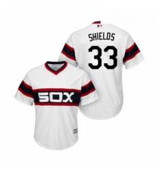 Youth Majestic Chicago White Sox 33 James Shields Replica White 2013 Alternate Home Cool Base MLB Jerseys