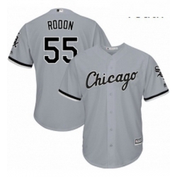 Youth Majestic Chicago White Sox 55 Carlos Rodon Authentic Grey Road Cool Base MLB Jersey