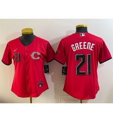 Youth Cincinnati Reds  21 Hunter Greene Red 2026 City Connect Stadium Stitched Baseball Jersey