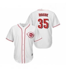 Youth Cincinnati Reds 35 Tanner Roark Replica White Home Cool Base Baseball Jersey 